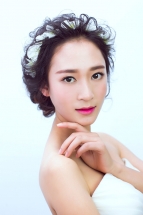 韩式时尚新娘妆容
